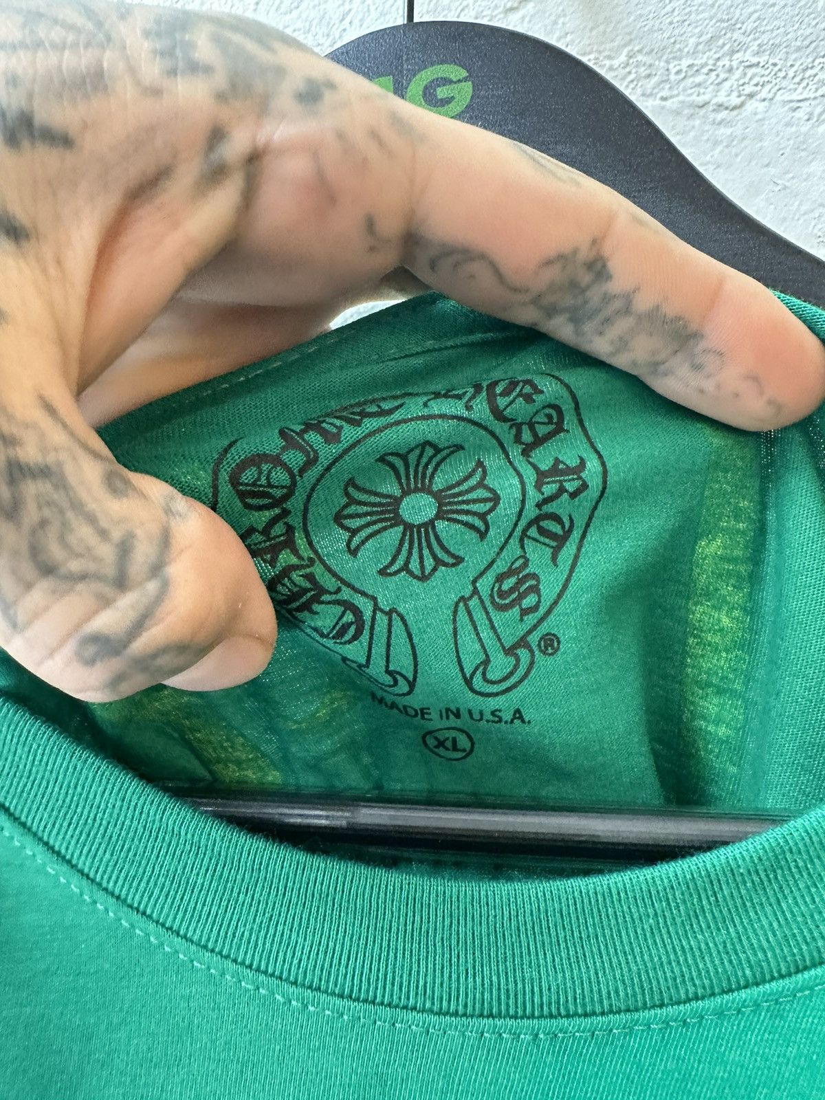 4GSELLER × Chrome Hearts CHROME HEARTS x 4GSELLER GFYS FUCK YOURSELF CROSS SHIRT Size US XL / EU 56 / 4 - 3 Thumbnail