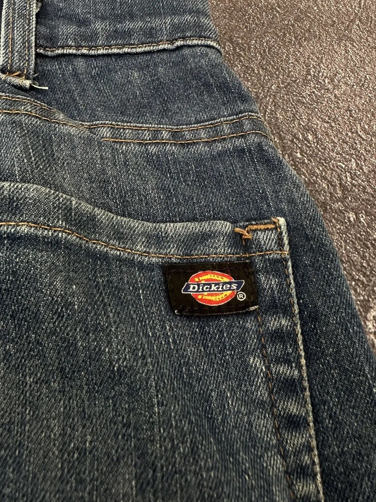 Dickies × Vintage Vintage Dickies Blue Denim Work Hype Baggy Jeans Size US 36 / EU 52 - 4 Thumbnail