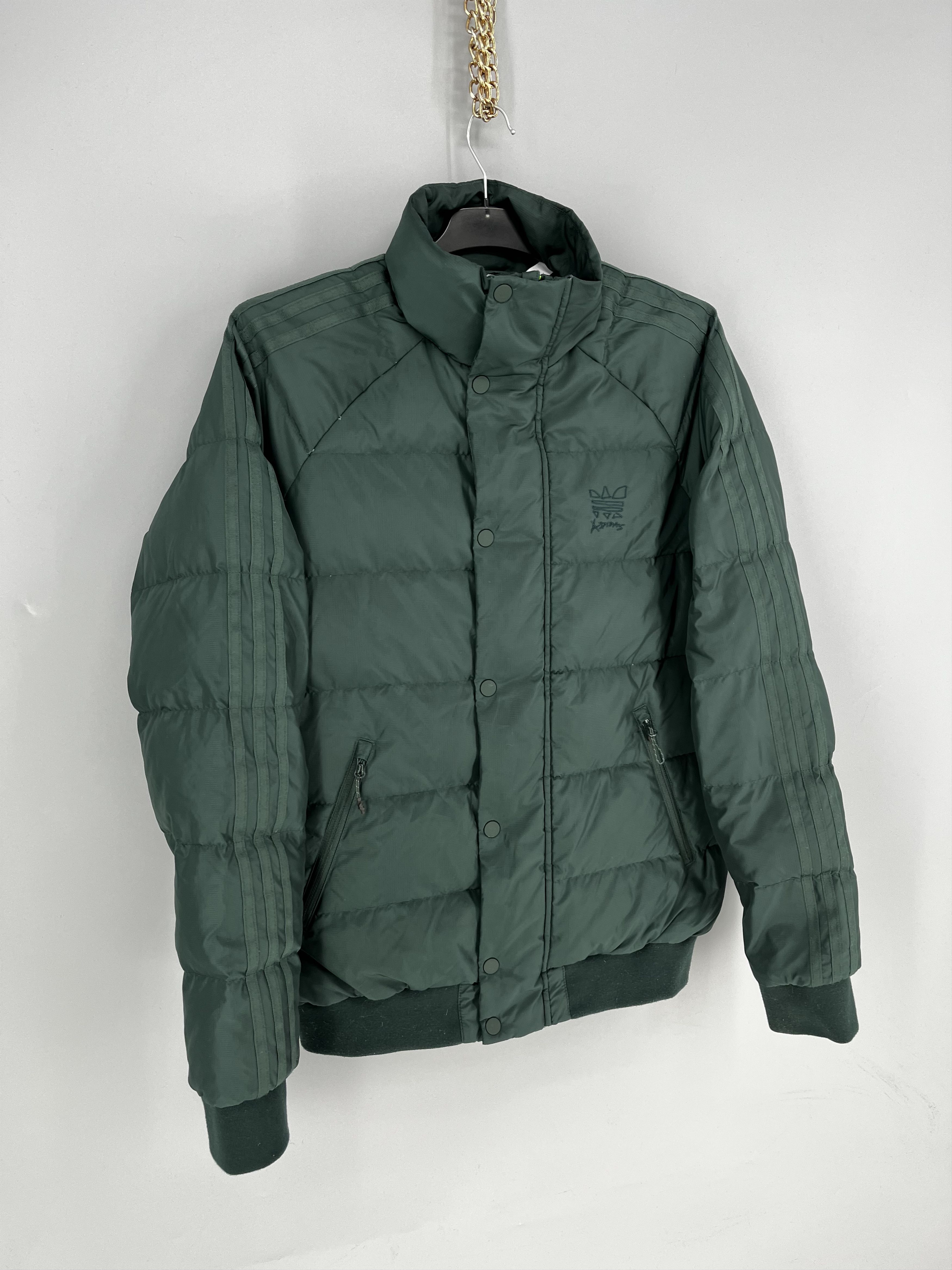 Adidas × Jeremy Scott Adidas Originals x Jeremy Scott Puffy Jacket Vintage Green Size US XS / EU 42 / 0 - 2 Thumbnail