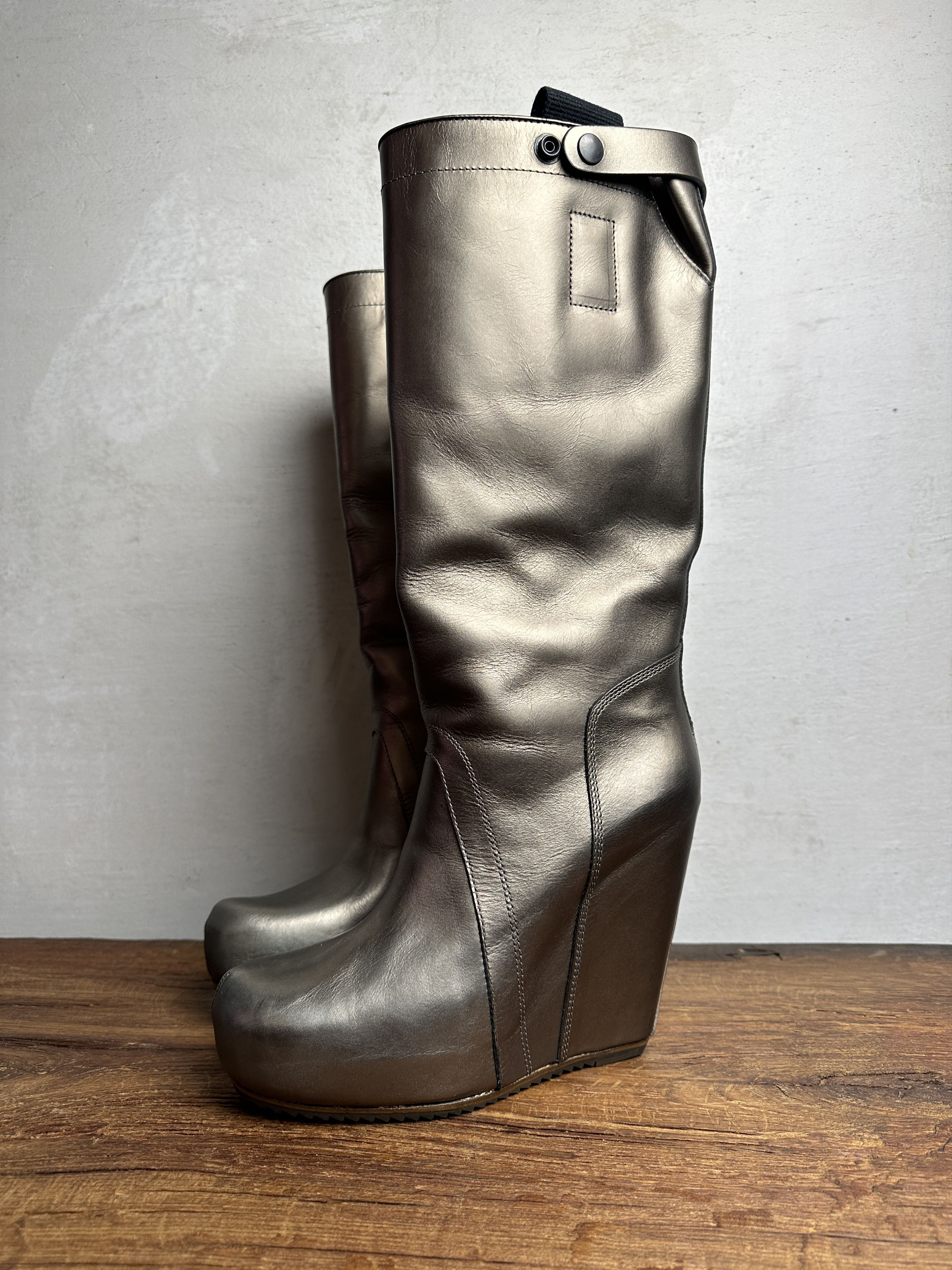 Designer × Rick Owens Rick Owens wedge boots | Grailed