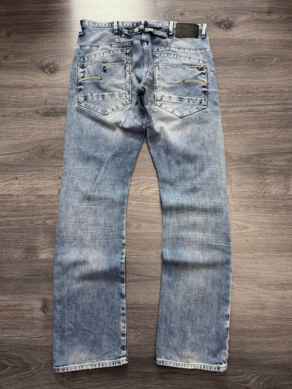 G-Star Vintage G-Star Raw 33-01 Light Blue Denim Jeans Size US 36 / EU 52 - 2 Thumbnail