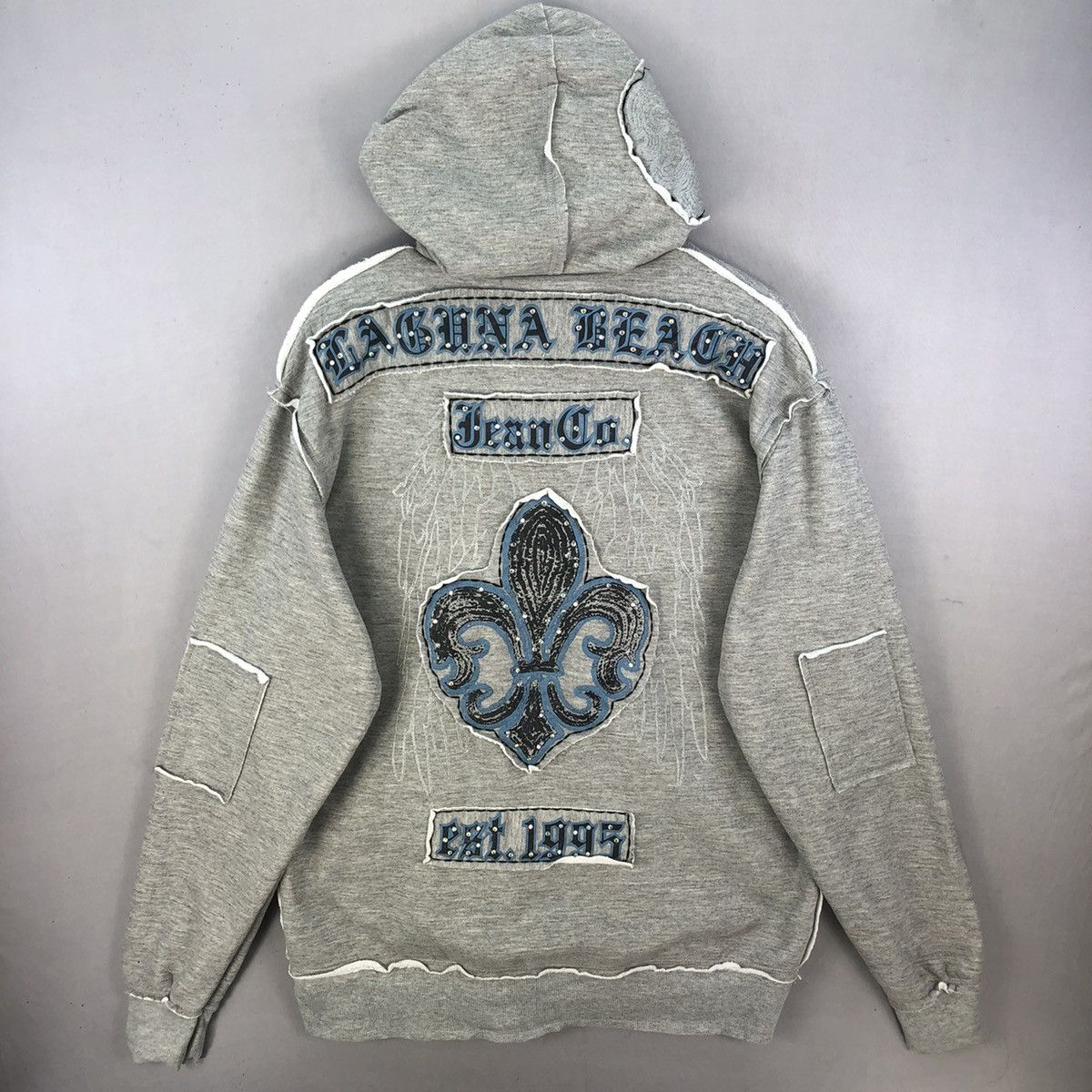 Affliction LBJ Co Crazy Fleur Zip Up Hoodie Jacket Like Chrome Hearts Size US L / EU 52-54 / 3 - 1 Thumbnail