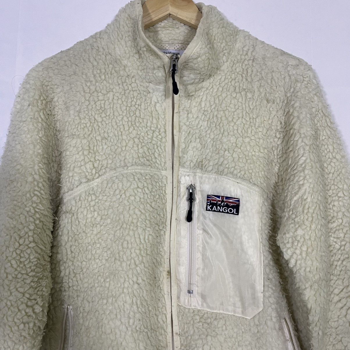 Kangol VINTAGE KANGOL ROCKY MONROE SHERPA FLEECE JACKET Size US L / EU 52-54 / 3 - 4 Thumbnail