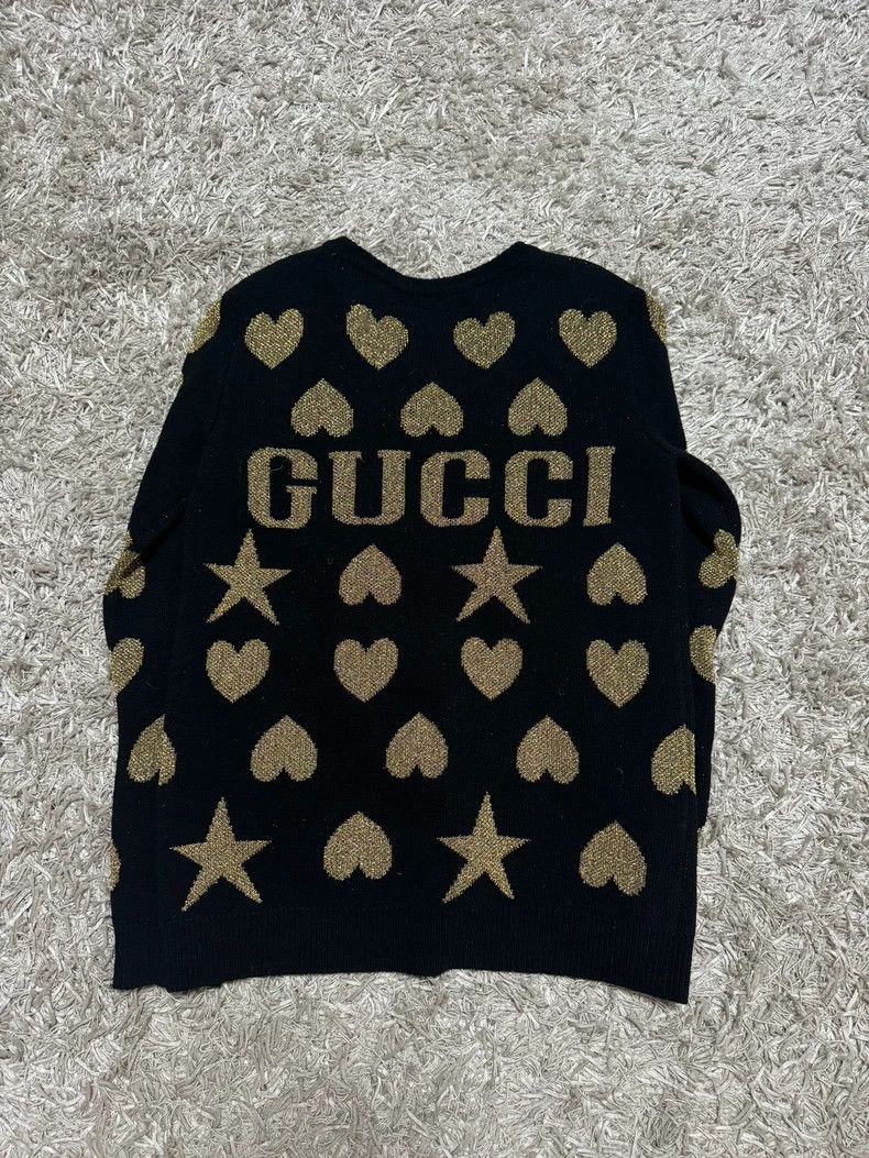 Gucci Gucci Popular golden silk love sweater 2503-Nextarrow Size US S / EU 44-46 / 1 - 2 Thumbnail