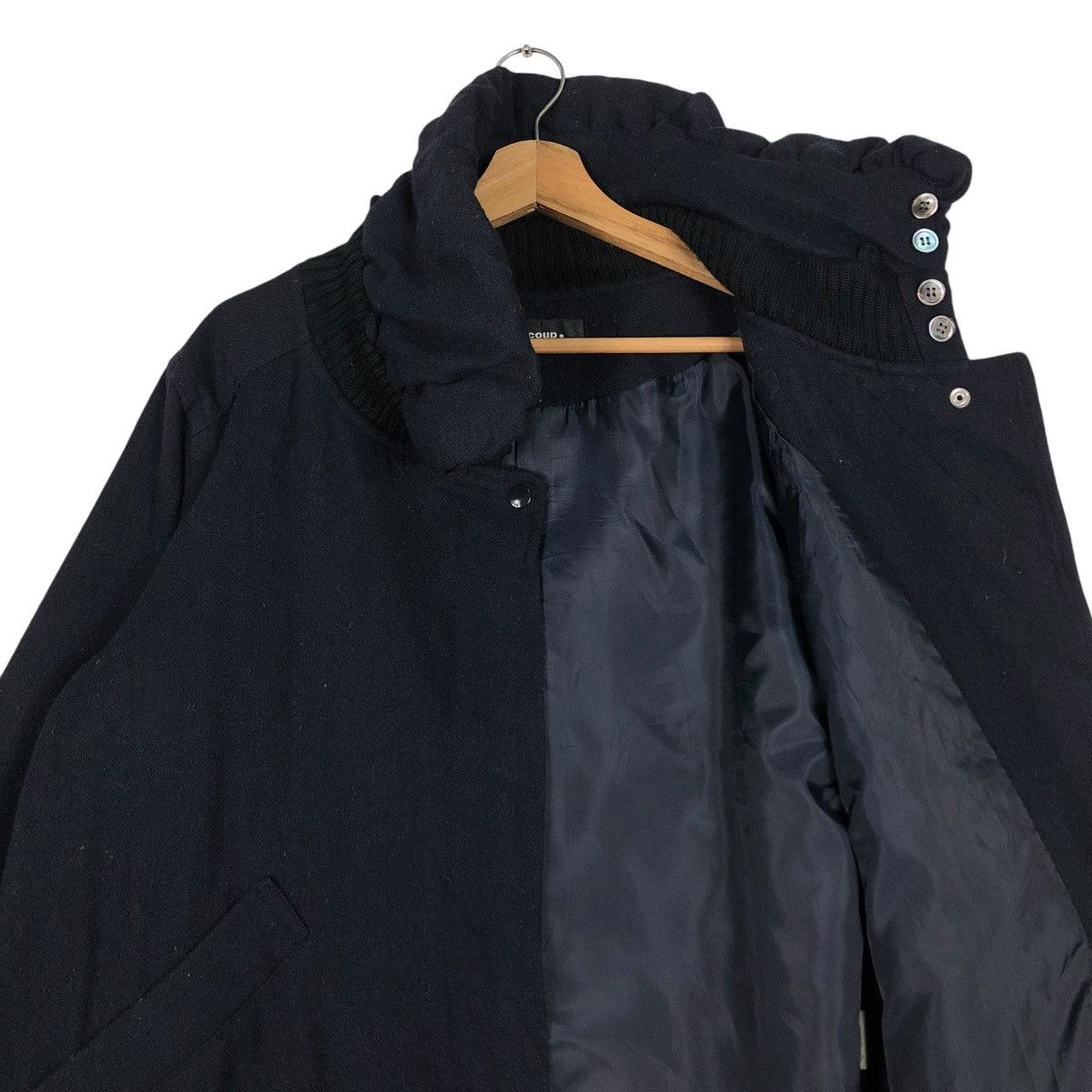 Issey Miyake 🔥VTG BIKER JACKET DOUBLE POCKET HIGH COLLAR MERCIBEAUCOUP Size US M / EU 48-50 / 2 - 14 Thumbnail