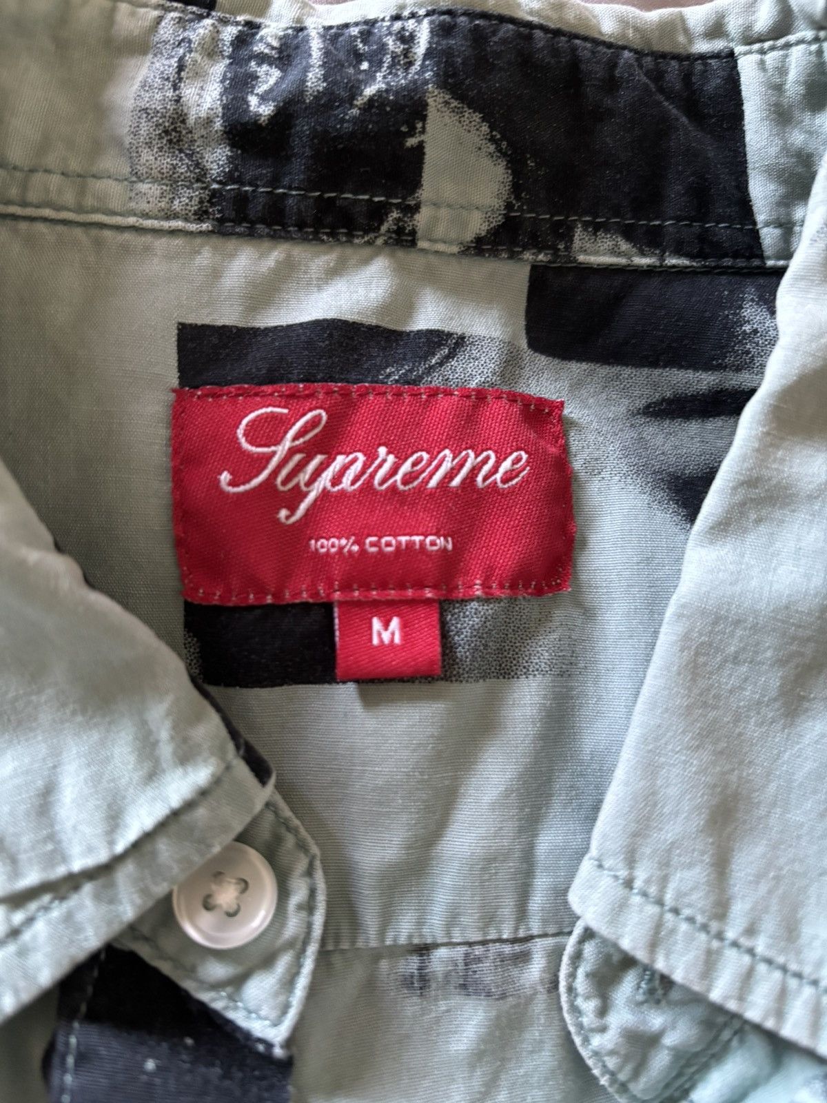 Supreme Supreme eyes button up Size US M / EU 48-50 / 2 - 2 Thumbnail
