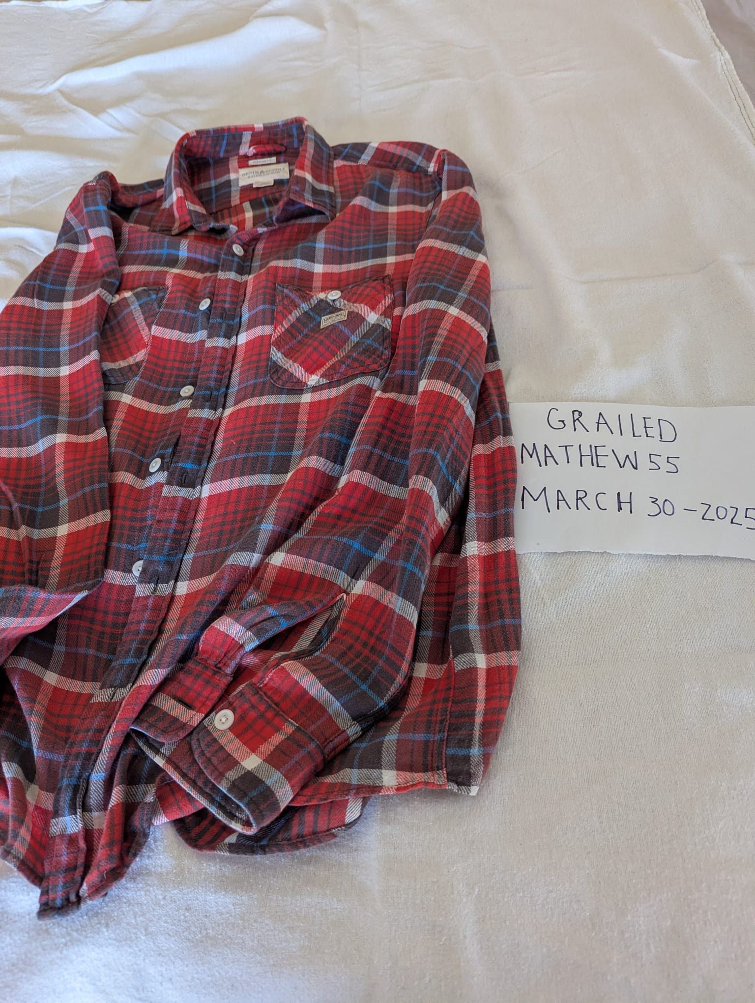 Polo Ralph Lauren Red flannel shirt Size US L / EU 52-54 / 3 - 1 Thumbnail