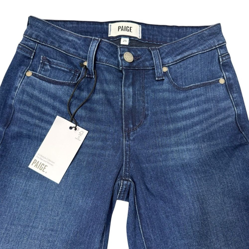 Paige NWT New Paige Kylie Cropped Skinny Lubina Jean Size 25 Size 25" / US 0 / IT 36 - 5 Thumbnail