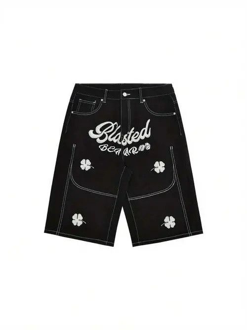 Japanese Brand × Vintage DESIGNER Y2K vintage RETRO jorts shorts DRIP Size US 34 / EU 50 - 4 Thumbnail