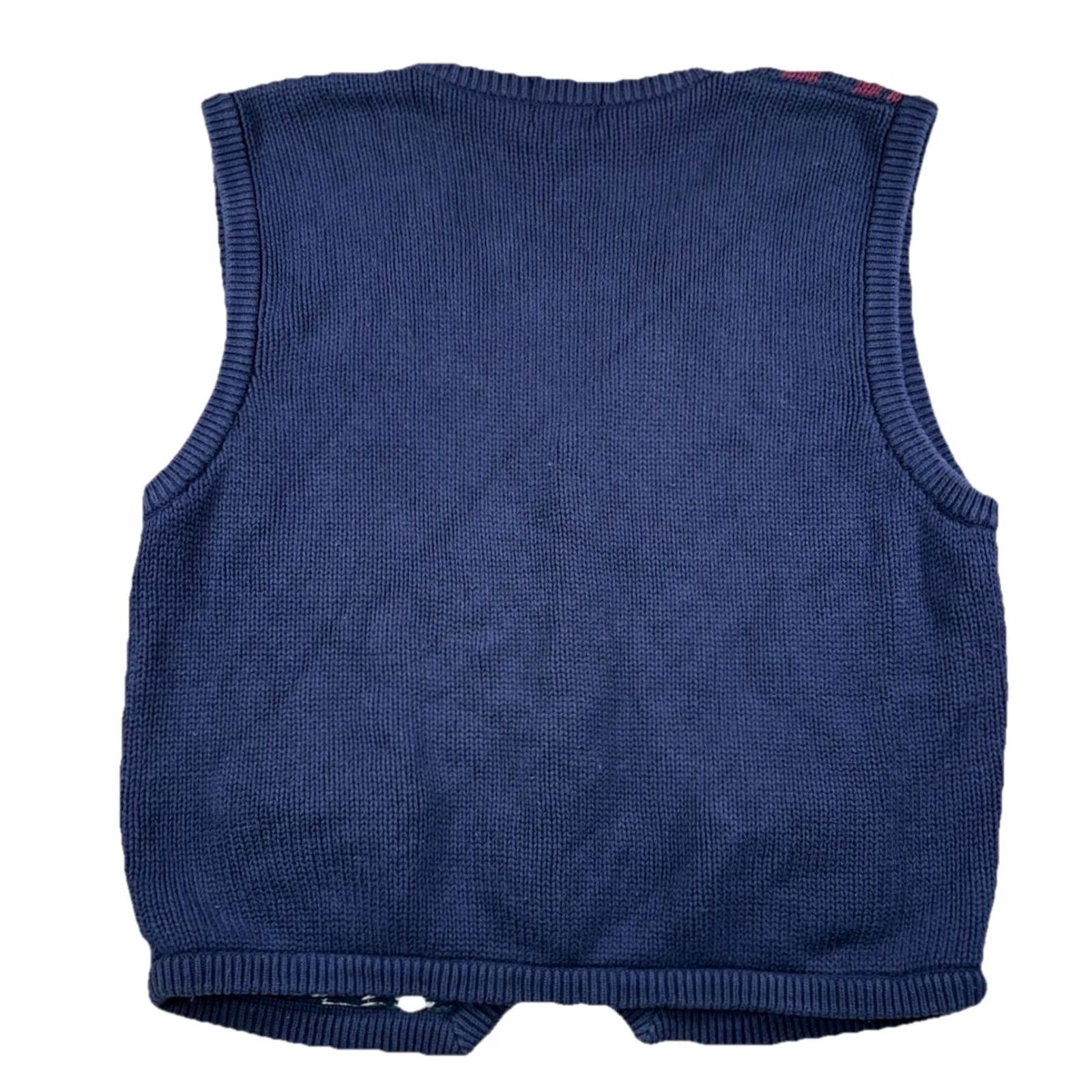Gant Vintage Gant Sweater Vest, Geometric Print Hand Framed Grandpa Large - Size US L / EU 52-54 / 3 - 4 Thumbnail