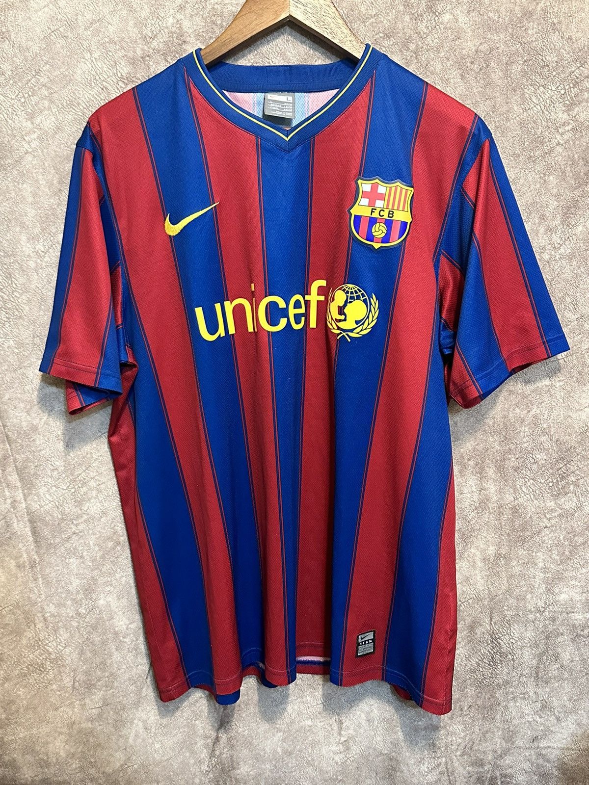 Vintage Barcelona soccer Messi jersey | Grailed