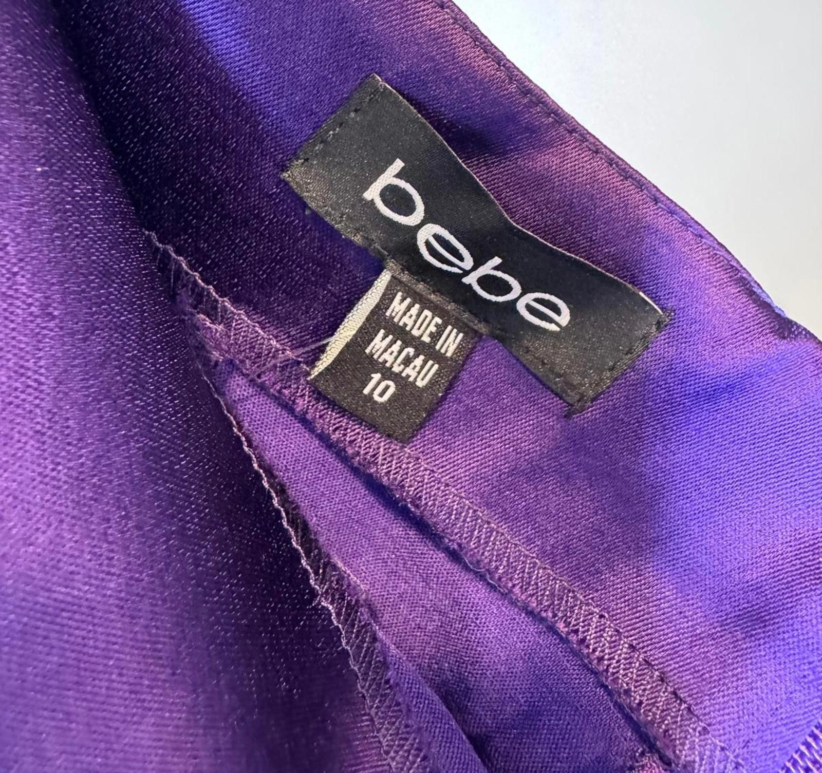 United Colors Of Benetton Bebe Purple High Waist Button Back Pencil Skirt - Size 10 Size 32" / US 10 / IT 46 - 3 Thumbnail