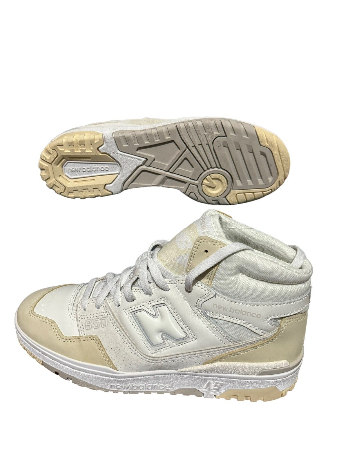 image of New Balance 650R Shoes in Beige, Men's (Size 9.5)