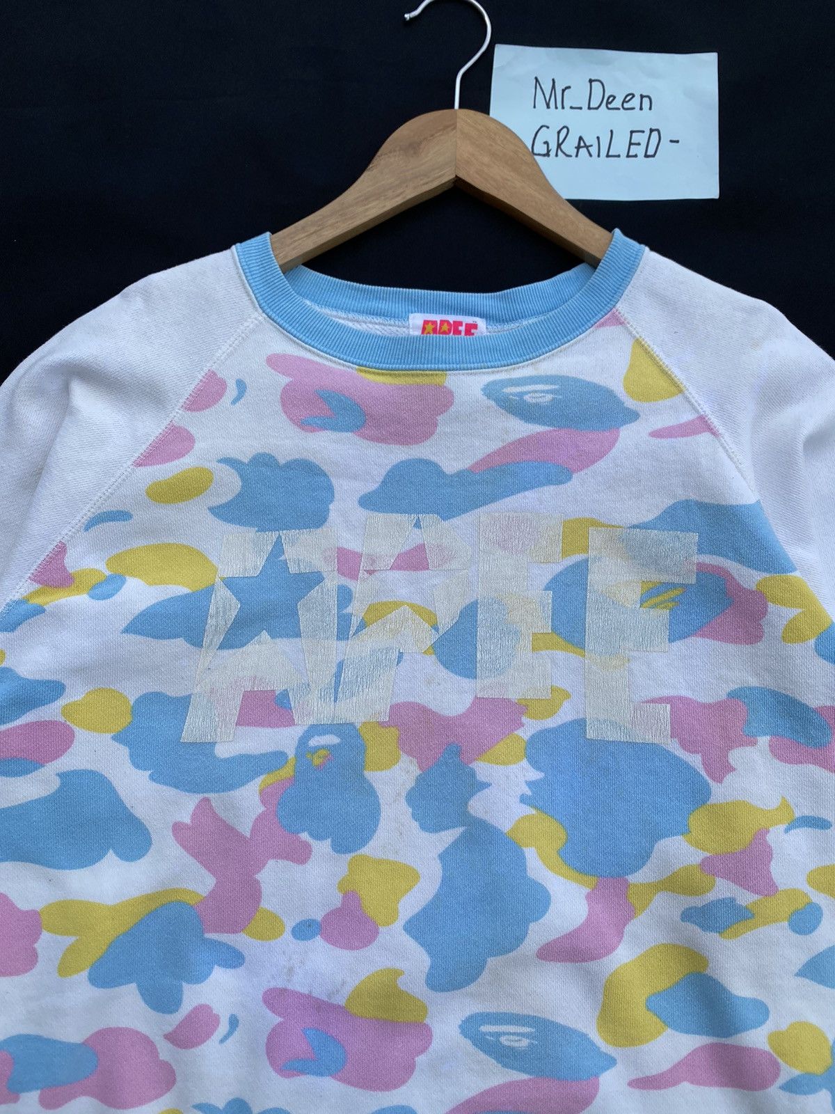Bape Rare BAPE by Bathing Ape Camo Multicolor Sweater Size S / US 4 / IT 40 - 8 Thumbnail