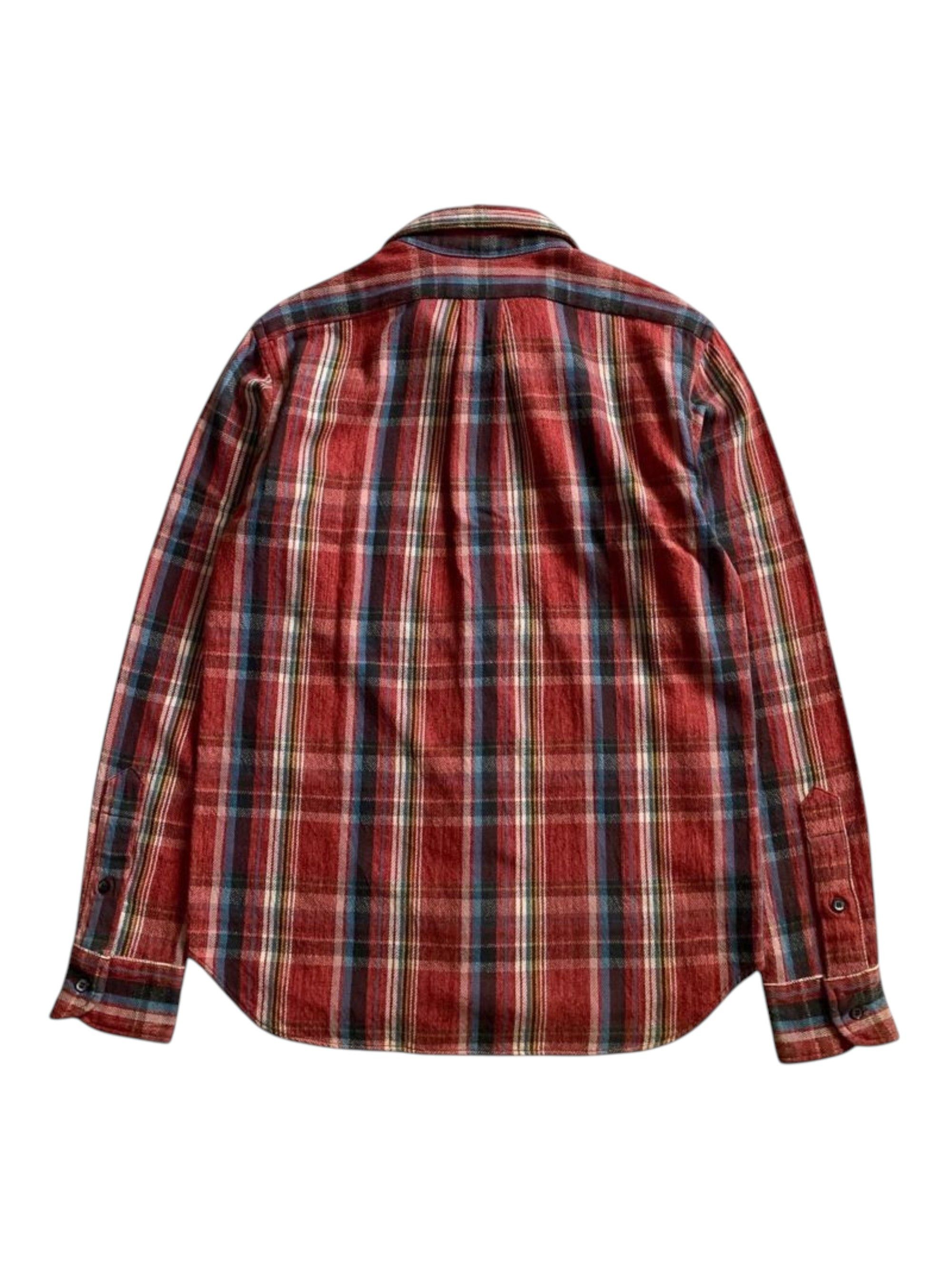 Studio D'Artisan Studio D’artisan Embroidery Button Down Flannel Shirt ...