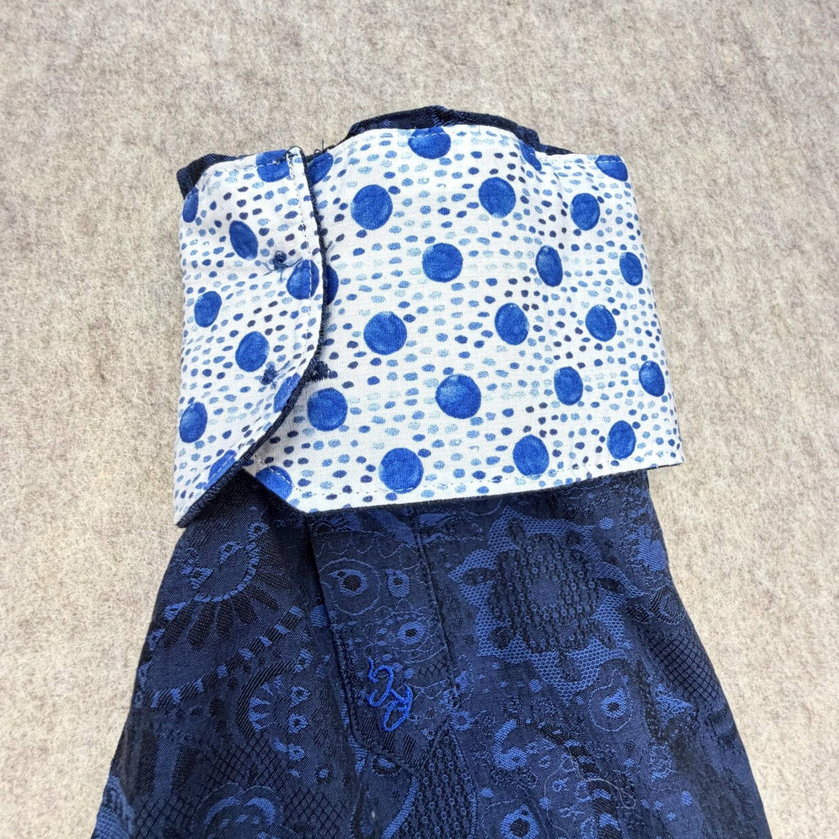 Robert Graham Robert Graham Shirt Mens XL Blue Paisley Long Sleeve Button Up Contrast Cuff Size US XL / EU 56 / 4 - 4 Thumbnail