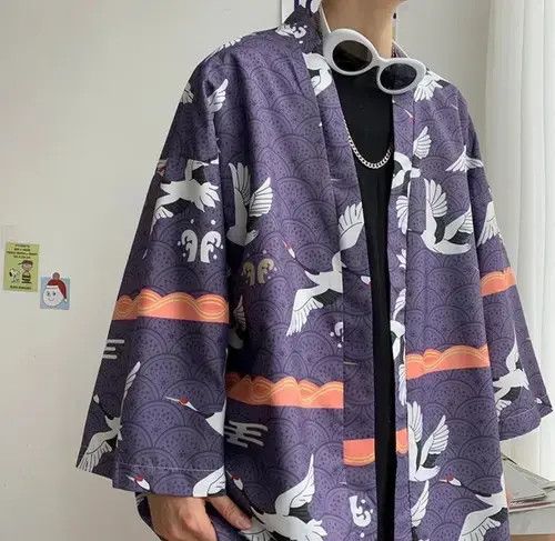Japanese Brand New Release Fancy Full Print Cardigan Kimono Noragi Unisex Size US XL / EU 56 / 4 - 3 Thumbnail