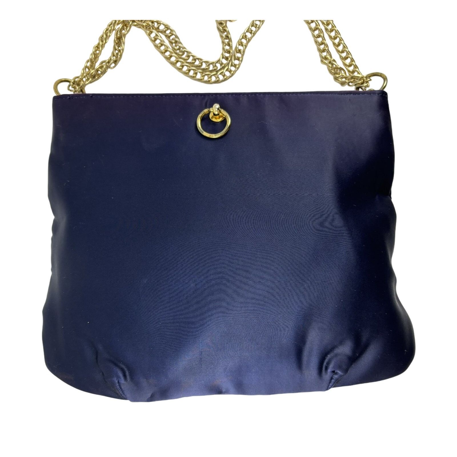 Other Vintage MidCentury Mardane Handbag Royal Blue Gold Cougar Size ONE SIZE - 9 Thumbnail