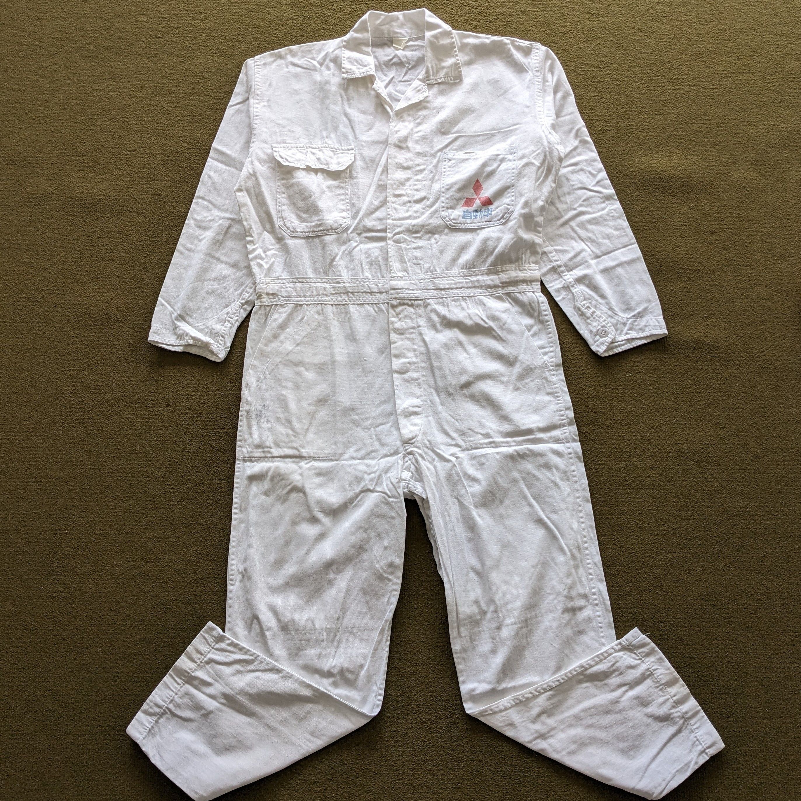 Japanese Brand Vintage MITSUBISHI RALLI ART Racing Custom Coverall Jacket Size US M / EU 48-50 / 2 - 3 Thumbnail