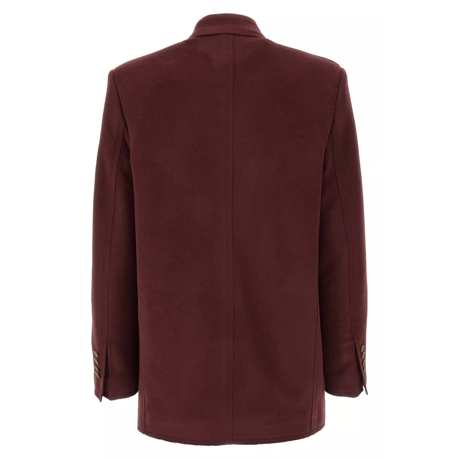 ETRO Double-Breasted Bordeaux Wool Blazer New & Authentic (W