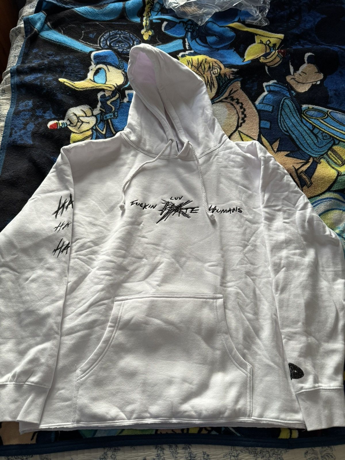 Revenge XXXTENTACION I Fucking Luv Humans Hoodie | Grailed
