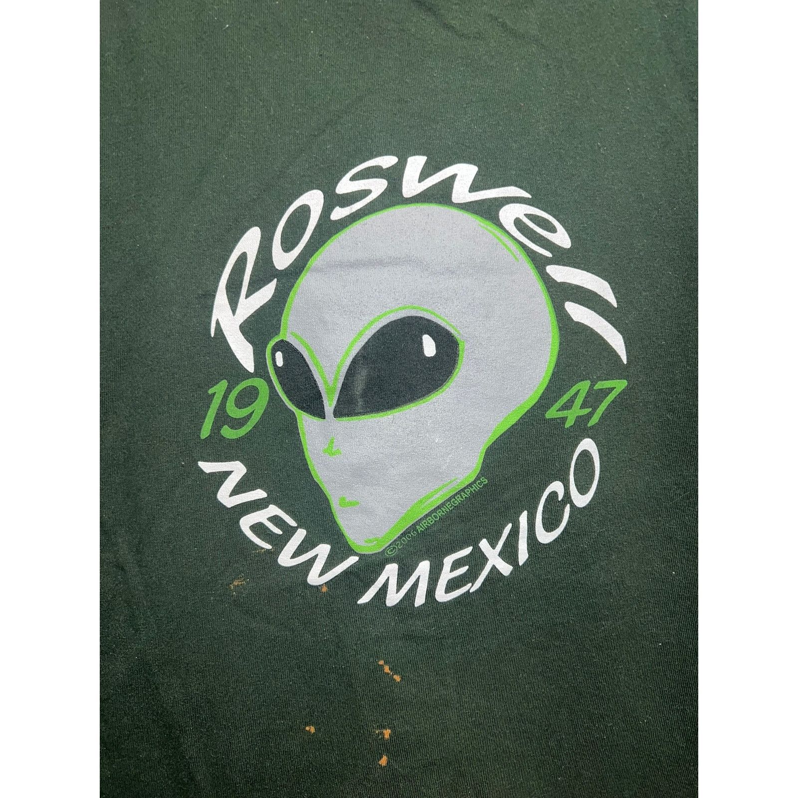 Vintage Vintage Roswell Alien Shirt New Mexico Airborne Tee 90s L Size US L / EU 52-54 / 3 - 2 Thumbnail