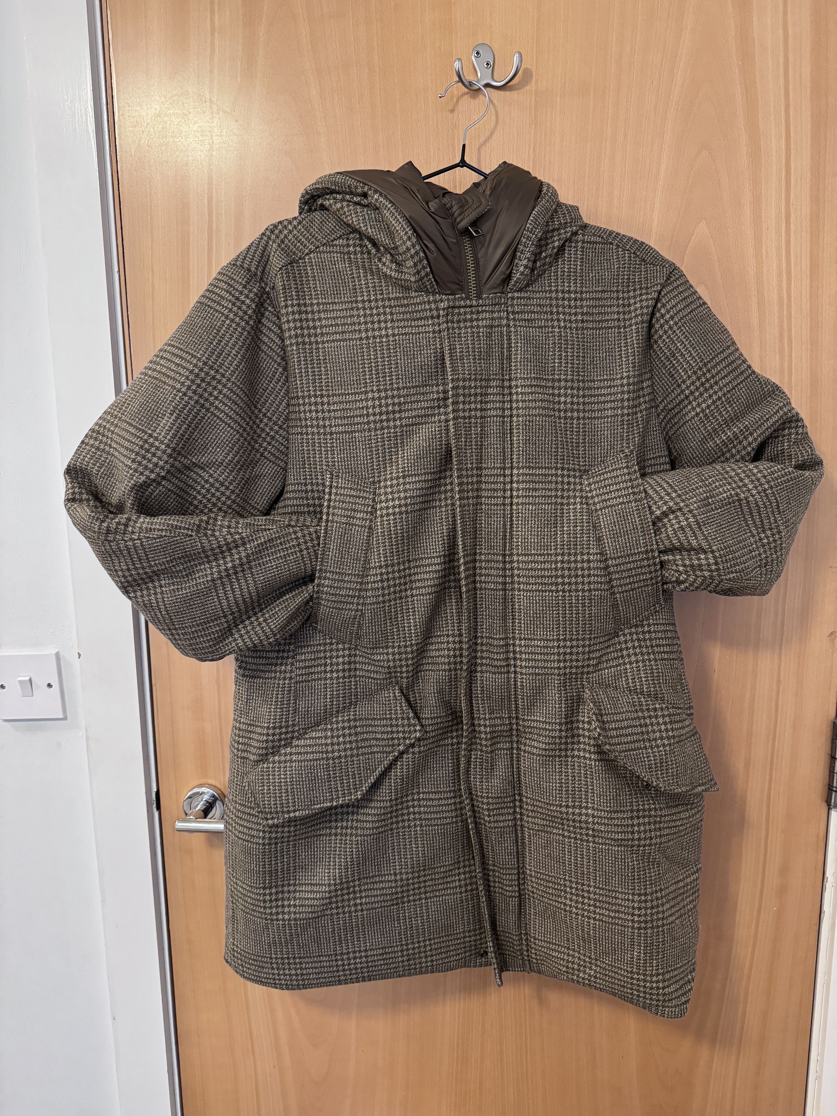 Woolrich Parka Prince of Wales (Loro Piana) Check Print
