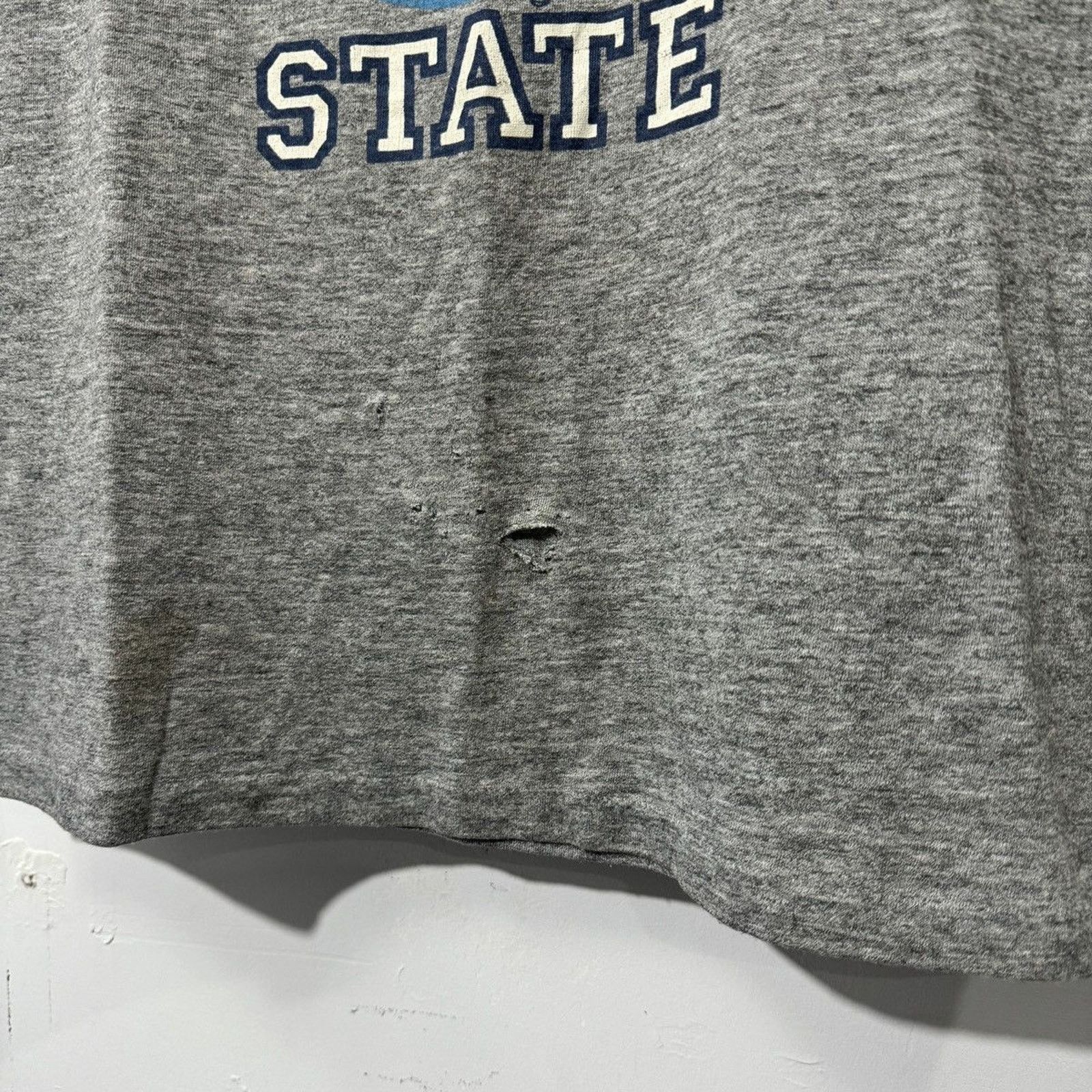 Vintage Vintage 70s 80s Relaxed State University College Smoking Tee Size US M / EU 48-50 / 2 - 8 Thumbnail