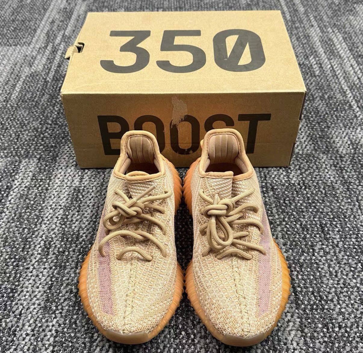 Yeezy Adidas Yeezy 350 V2 Clay Red Limited Edition J42 Size US 4.5 / IT 34.5 - 2 Thumbnail