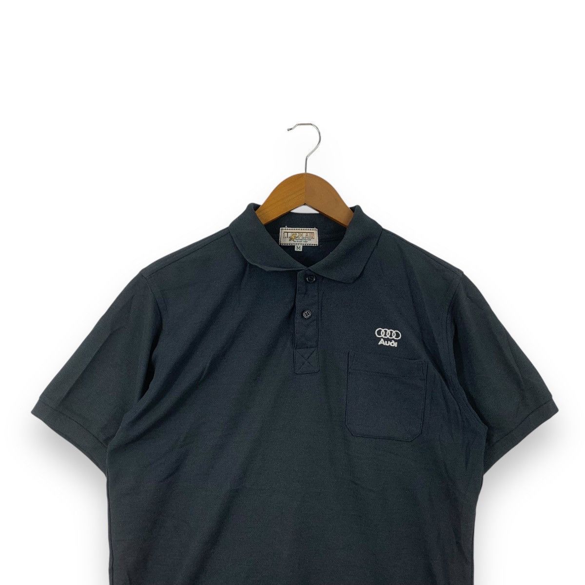 Vintage Vintage 90’ AUDI MOTORSPORT Embroidered Logo Polo Tee Size US M / EU 48-50 / 2 - 2 Thumbnail