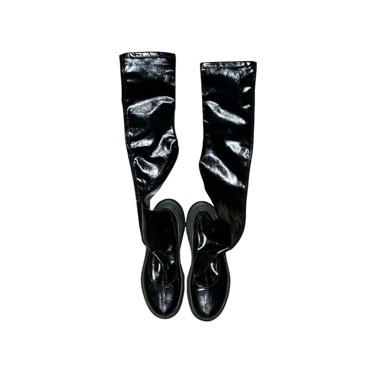 1017 ALYX 9SM × Alyx Thigh high patent boot Size US 6 / IT 36 - 2 Thumbnail