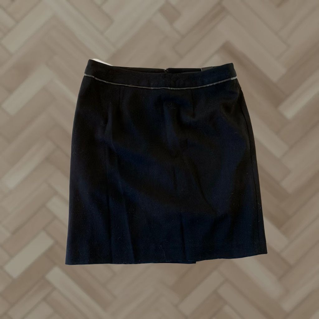 Vintage Amanda + Chelsea Black Stretch Pencil Skirt Women's Size 6 Knee Length NWT 6 Black Skirt Womens Mens Girls Boys Size 28" / US 6 / IT 42 - 1 Thumbnail