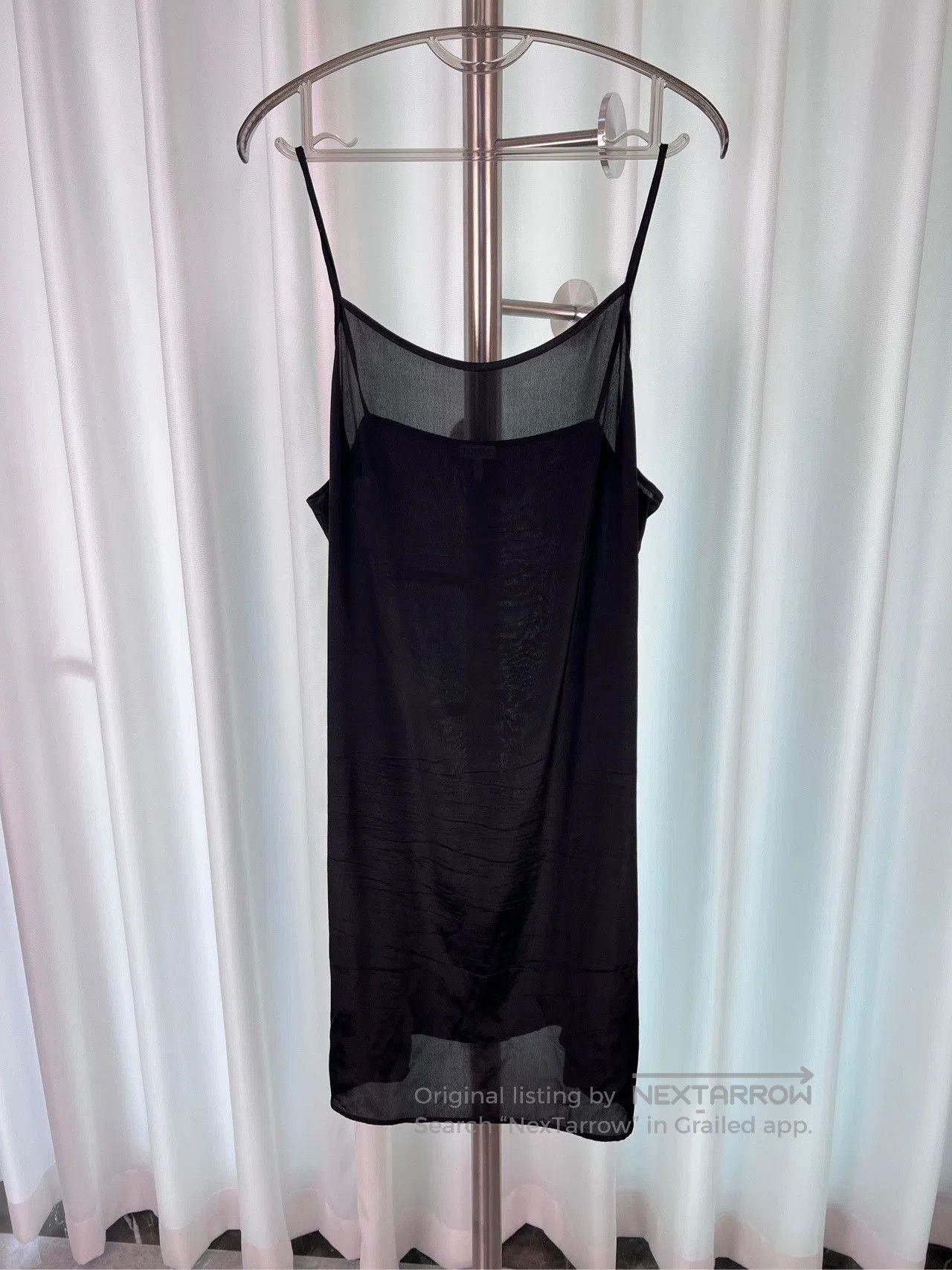 Loewe black silk summer dress by loewe. Size US 40 / EU 56 - 3 Thumbnail