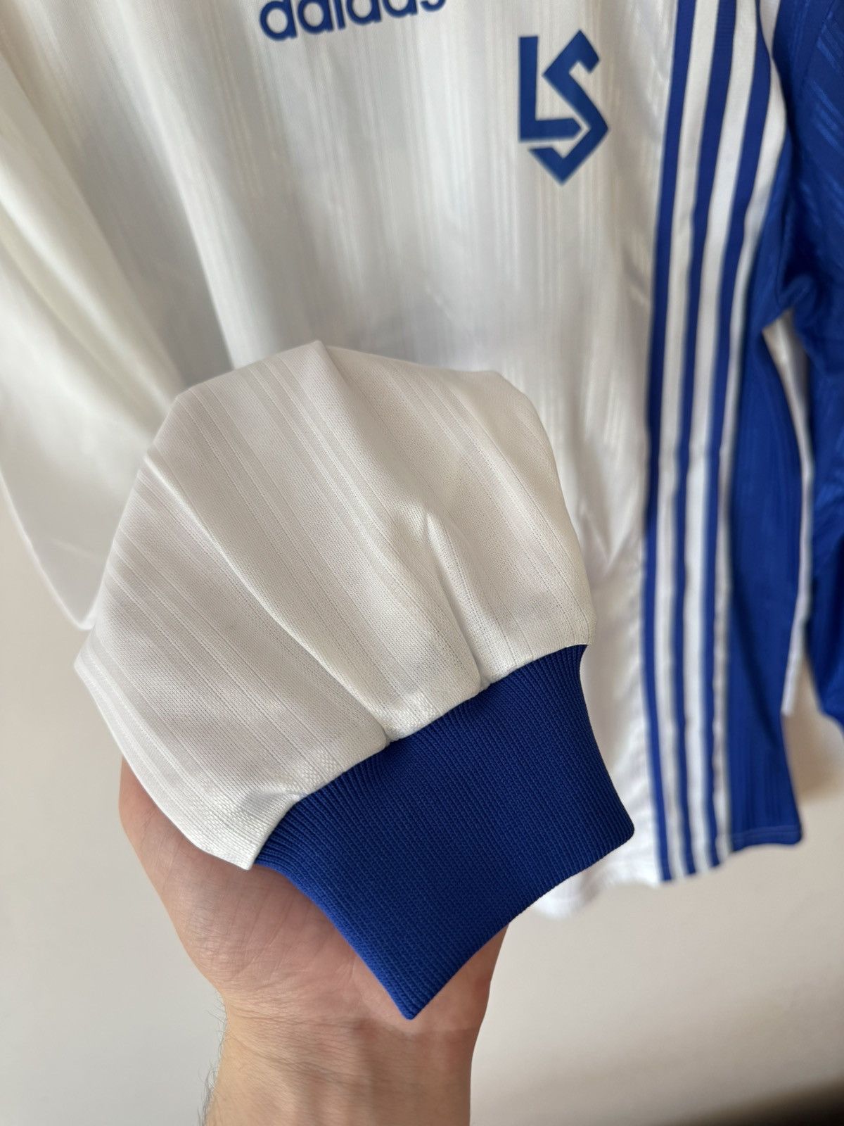 Adidas Vintage Lausanne Sport 1997-1998 Match Worn Soccer Jersey Size US XL / EU 56 / 4 - 14 Thumbnail