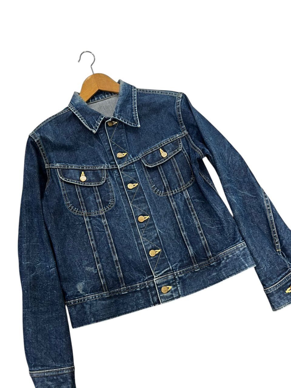 Lee Sugar Cane Lee Rider 101-J Selvedge Men's Denim Trucker Size US M / EU 48-50 / 2 - 6 Thumbnail