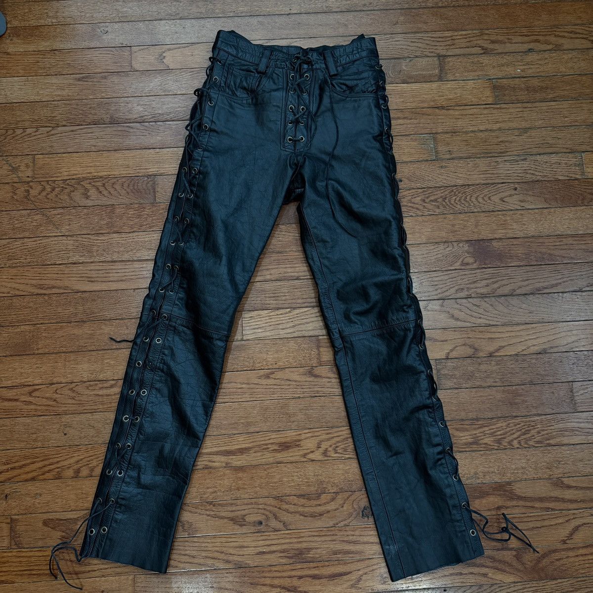 Genuine Leather Leather Pants Size US 28 / EU 44 - 1 Thumbnail