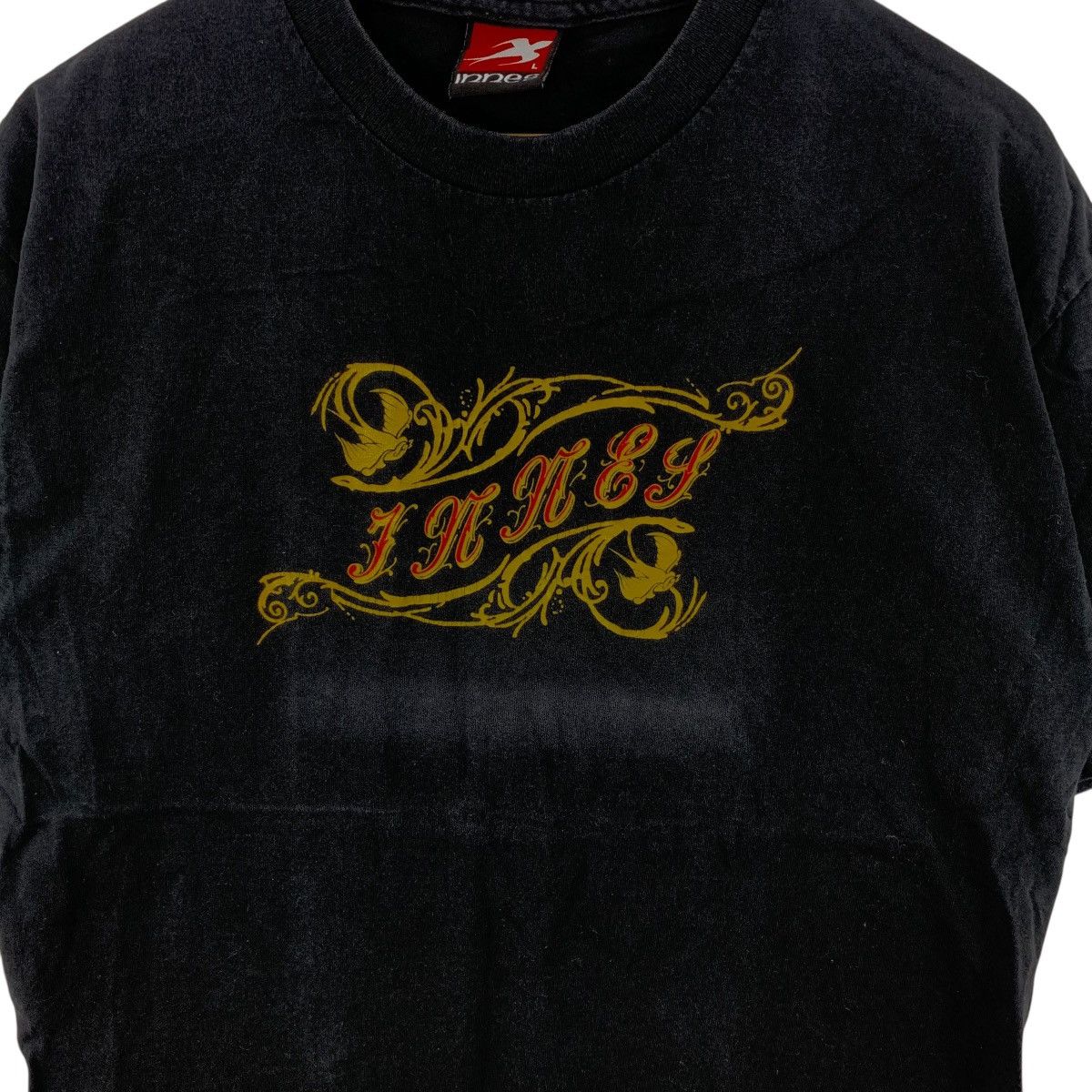 Vintage Vintage 90s INNES SKATEBOARD Sun Faded Box Logo Tee Shirt Size US L / EU 52-54 / 3 - 5 Thumbnail