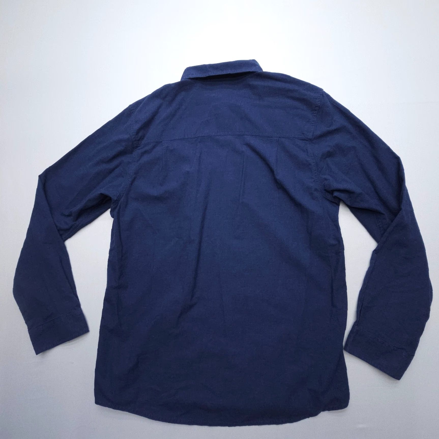 KAVU Kavu Long Sleeve Shirt Mens XL Blue Flannel Button-Up Casual Cotton Blend Size US XL / EU 56 / 4 - 2 Thumbnail