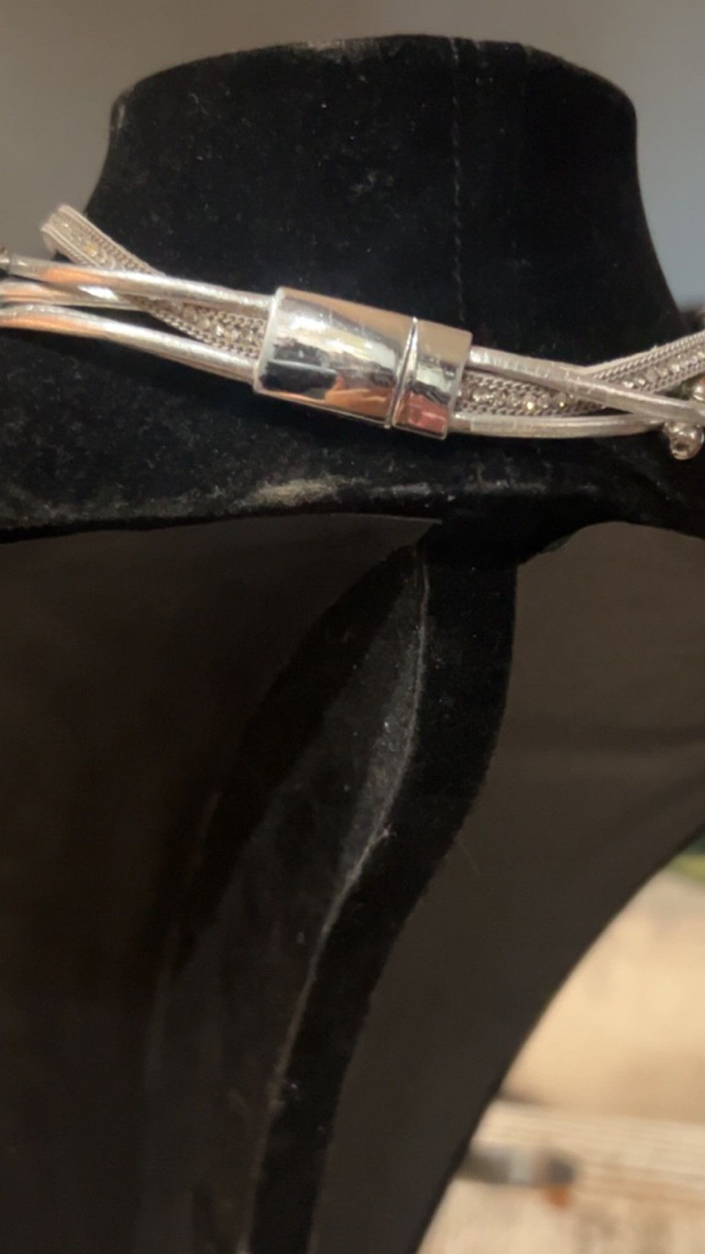 The Unbranded Brand Women's Unbranded bracelet One Size Silver Beaded Multi-Stra Size ONE SIZE - 4 Thumbnail