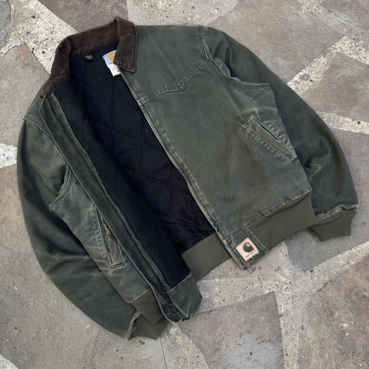 Carhartt 📦 SOLD 📦Vintage Carhartt Santa Fe Jacket J14 MOS Big Logo Size US L / EU 52-54 / 3 - 8 Thumbnail
