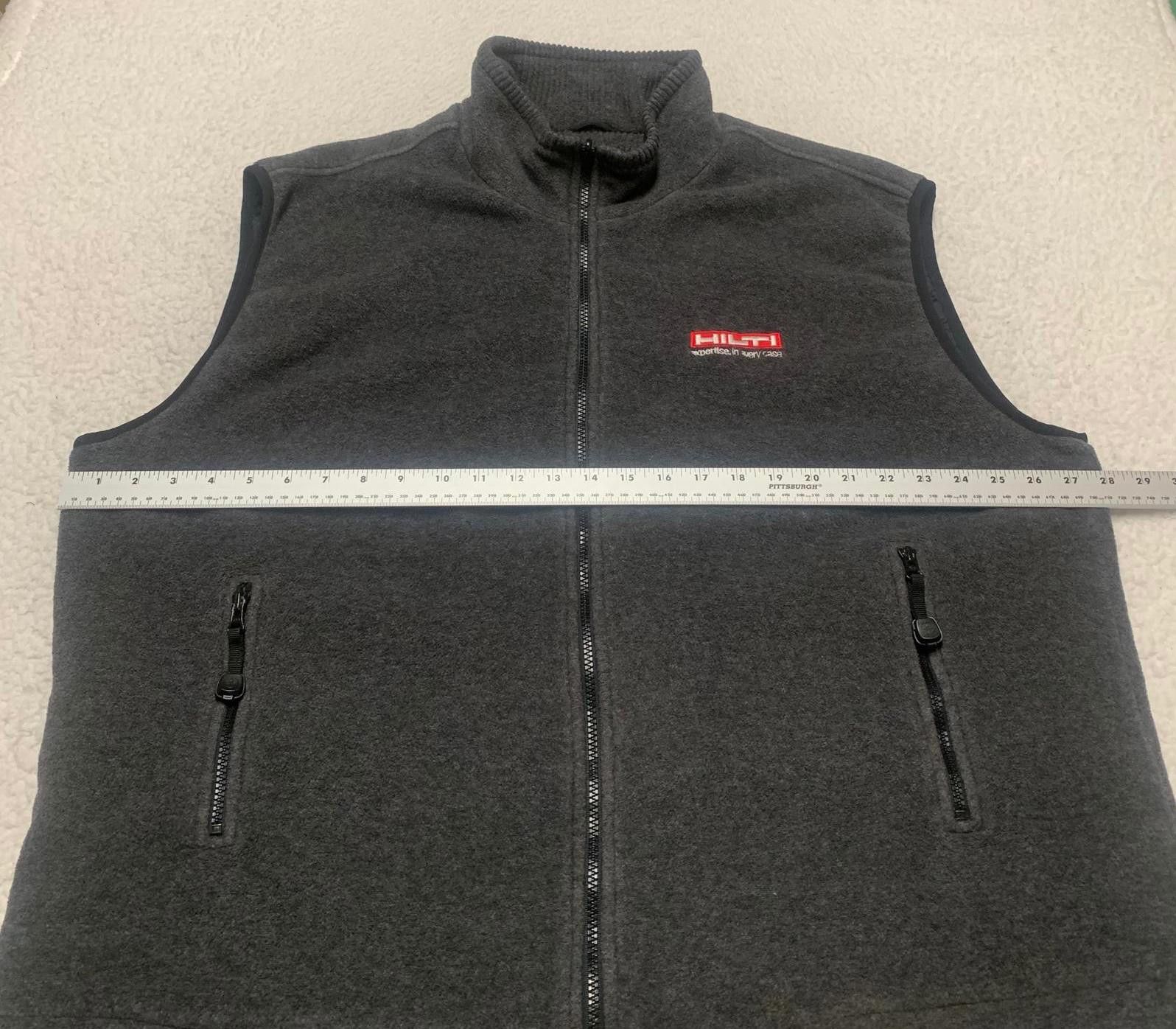 North End North End Men's XL Gray Hilti Fleece Vest Size US XL / EU 56 / 4 - 7 Thumbnail