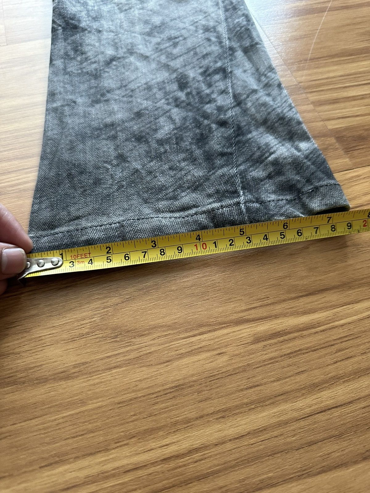 Le Grande Bleu (L.G.B.) Tornado Mart Japan Flare Mud Wash Denim Pant Size US 30 / EU 46 - 16 Thumbnail
