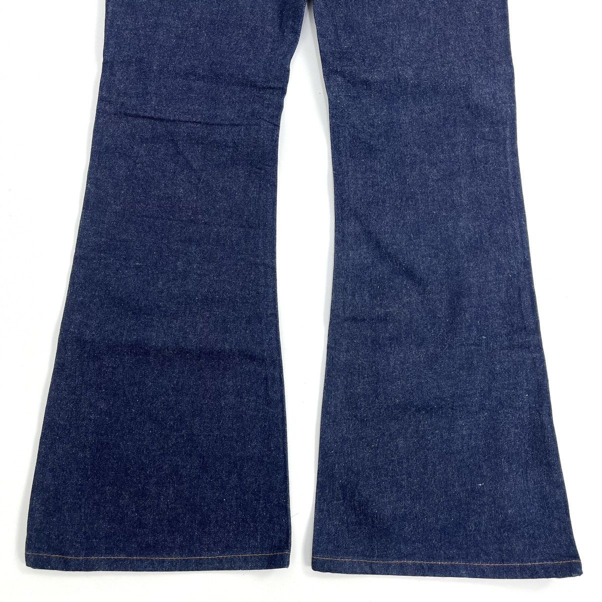 If Six Was Nine × Japanese Brand × Le Grande Bleu (L.G.B.) Crazy Bison Bell Button Bush Pants Bootcut Flared Jeans Size 33" - 17 Thumbnail