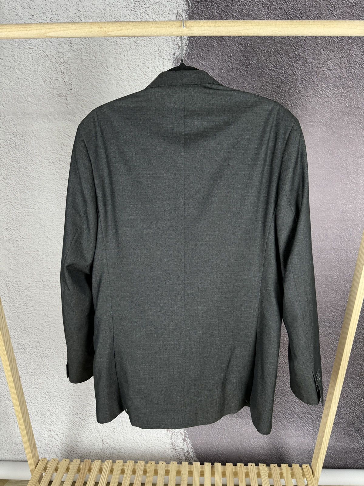 Nazareno Gabrielli BNWT Nazareno Gabrielli 2 pcs Panda grey 2 button wool suit Size 42R - 11 Thumbnail