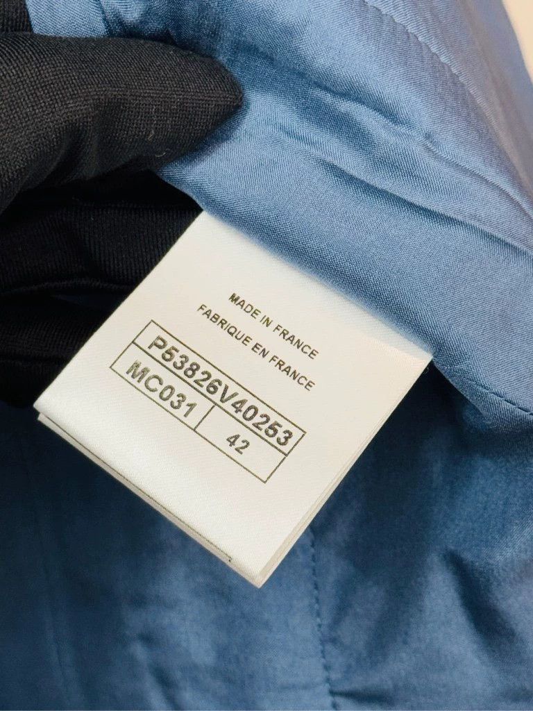 Chanel Chanel 16s Airport Series Blue Tweed Woven Jacket 2504-Next Size M / US 6-8 / IT 42-44 - 5 Thumbnail
