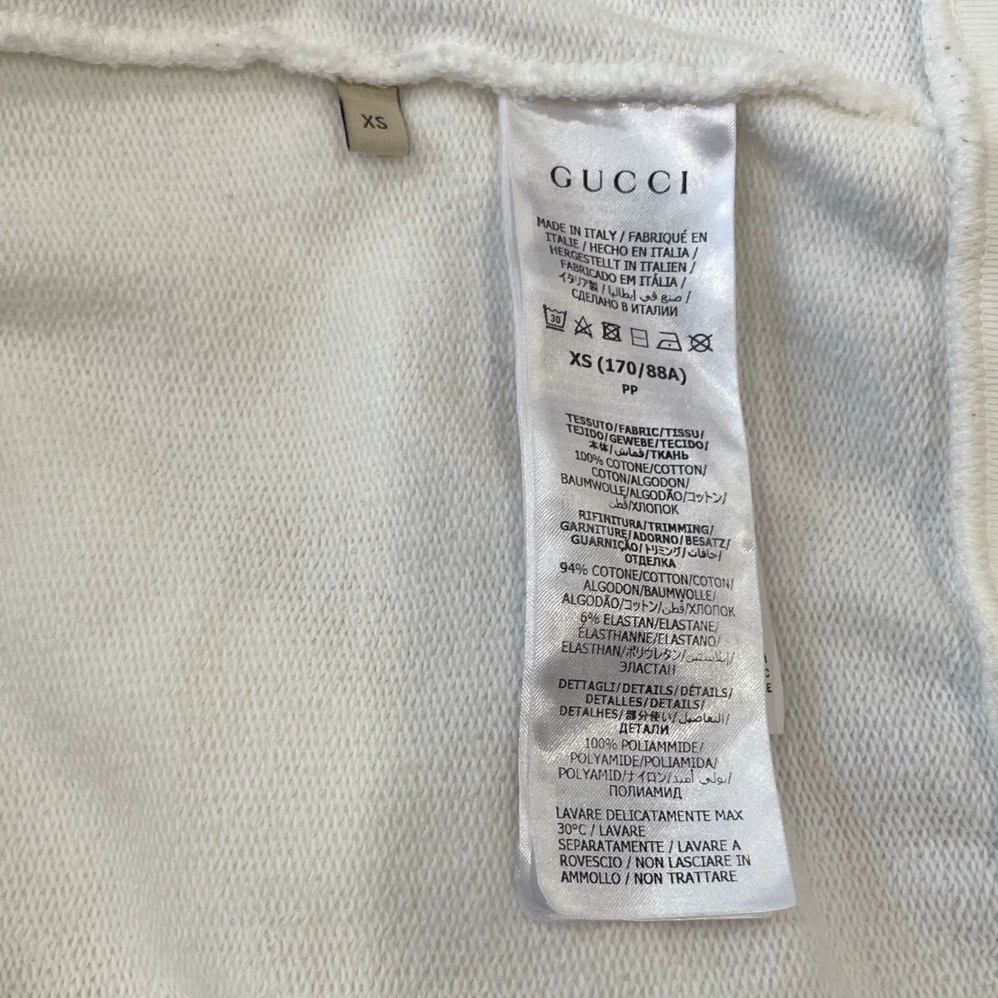 Gucci gucci x adidas white hooded sweatshirt Size US XS / EU 42 / 0 - 6 Thumbnail