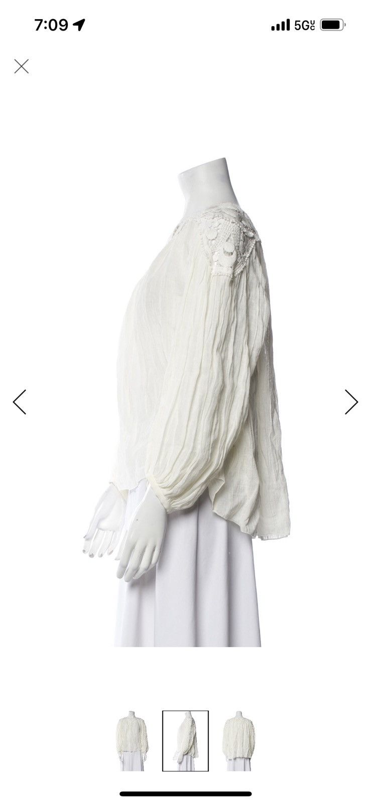 Chloe Chloe linen Blouse Size S / US 4 / IT 40 - 2 Thumbnail