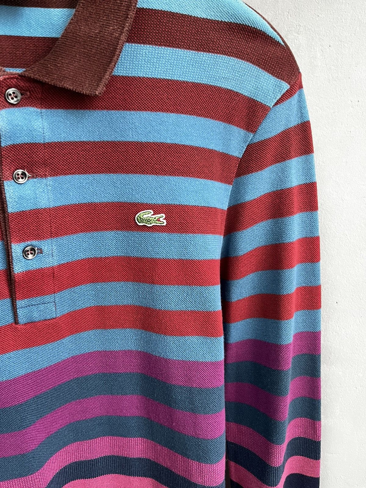 Lacoste × Vintage Lacoste rugby shirt emo Size US S / EU 44-46 / 1 - 4 Thumbnail