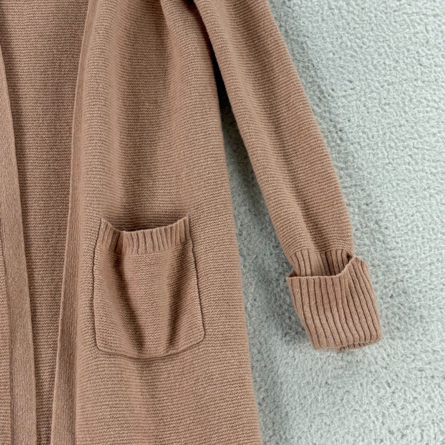 Equipment Nike Equipment Ashby Duster Cardigan Sweater Womens XS Pink Knit Long Sleeve Size XS / US 0-2 / IT 36-38 - 4 Thumbnail