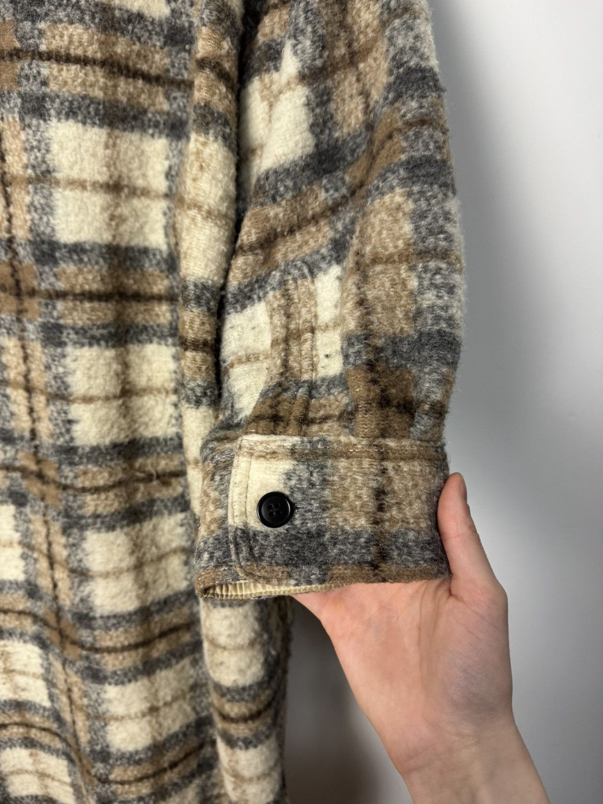 Isabel Marant Etoile Vintage Isabel Marant Étoile Wool Plaid Coat Luxury Designer Size S / US 4 / IT 40 - 15 Thumbnail